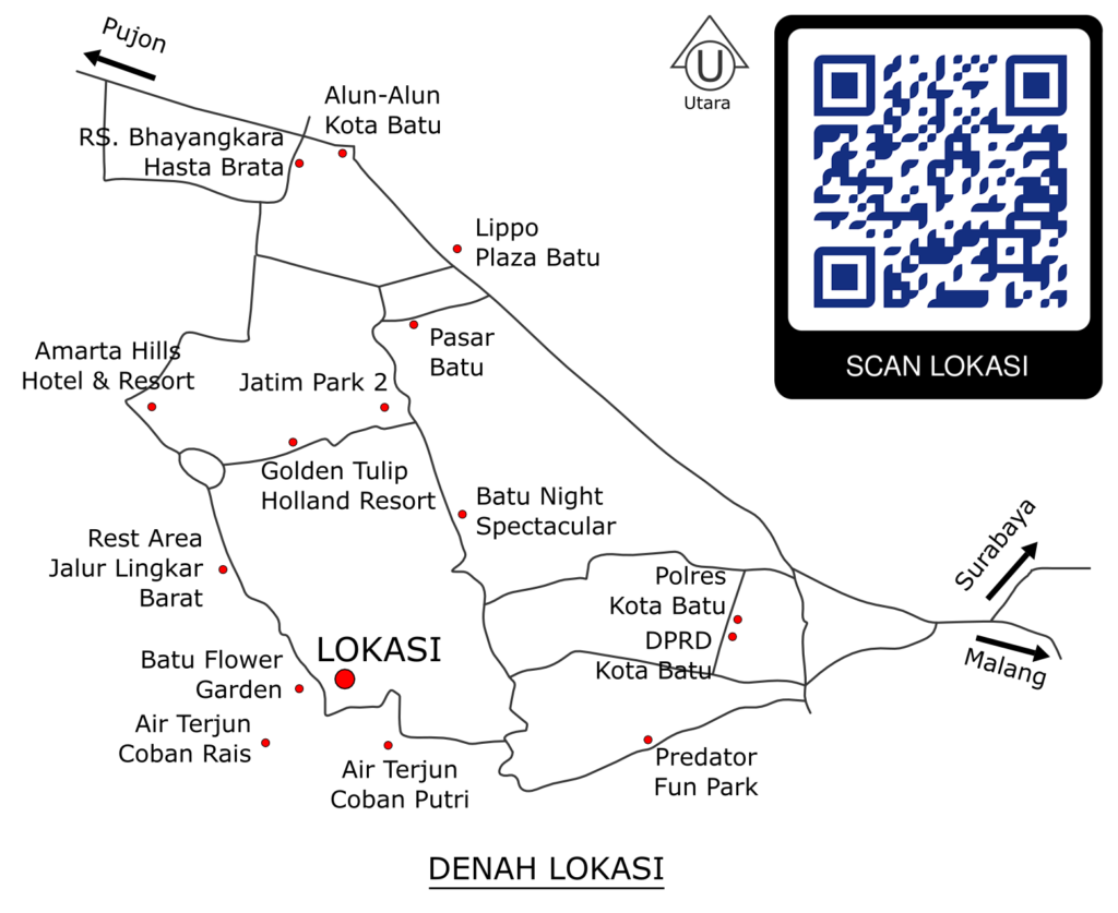 Denah Lokasi Singgasana B Village